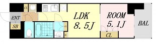 シティカレント新大阪の物件間取画像